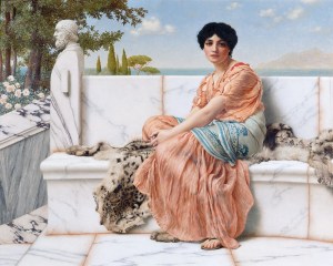 In The Days Of Sappho, 1904, de J.W. Godward